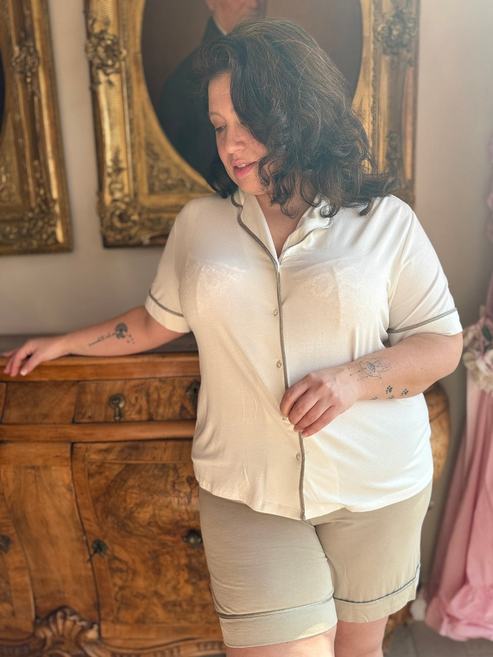 Pigiama Donna Manica Corta 9066