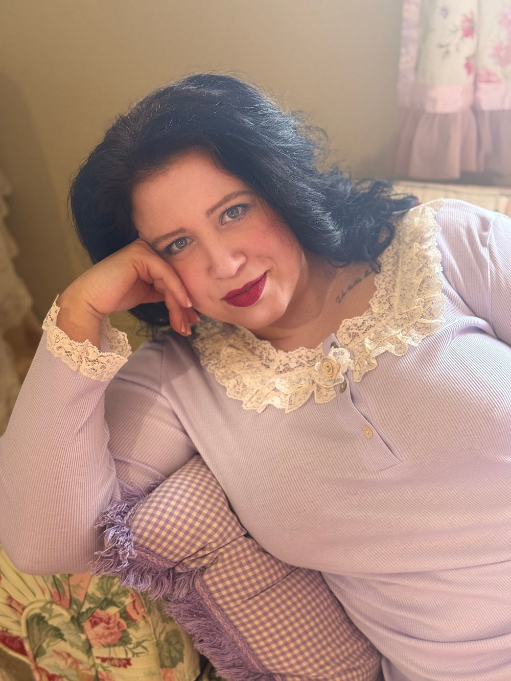 Pigiama Donna  Manica Lunga  Parigi