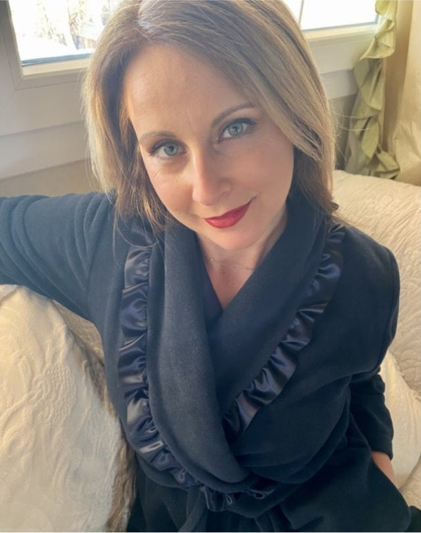 Vestaglia Volant Raso Micropile