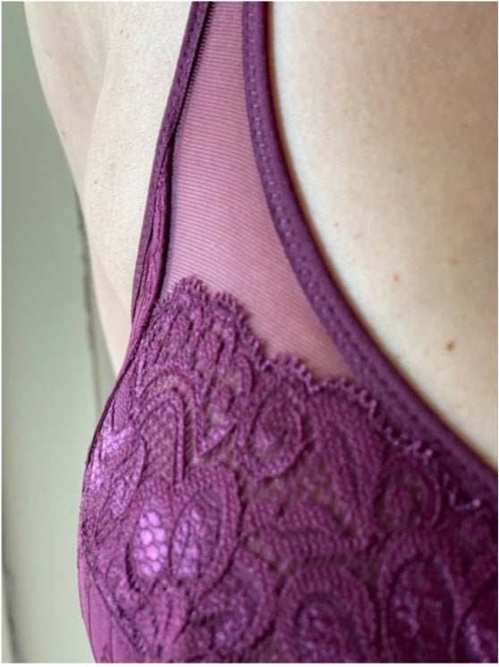 Body Donna Senza Ferretto Scarlet