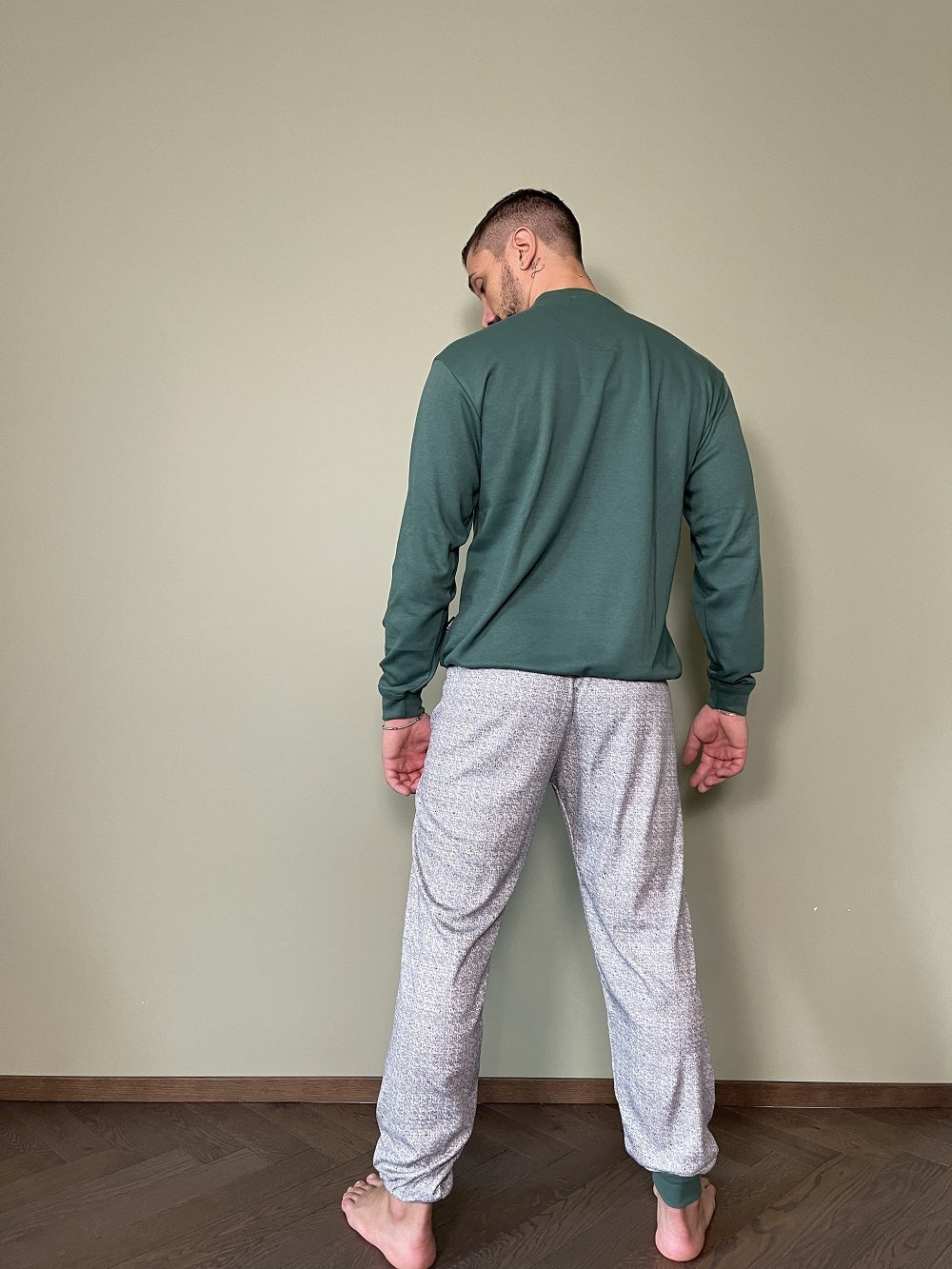 Pigiama Uomo Manica Lunga Interlock 6817