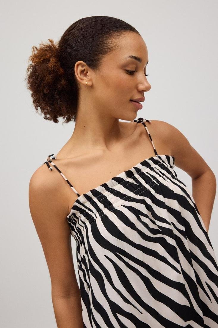 Abito Mare Donna Spalla Sottile Animalier 86155
