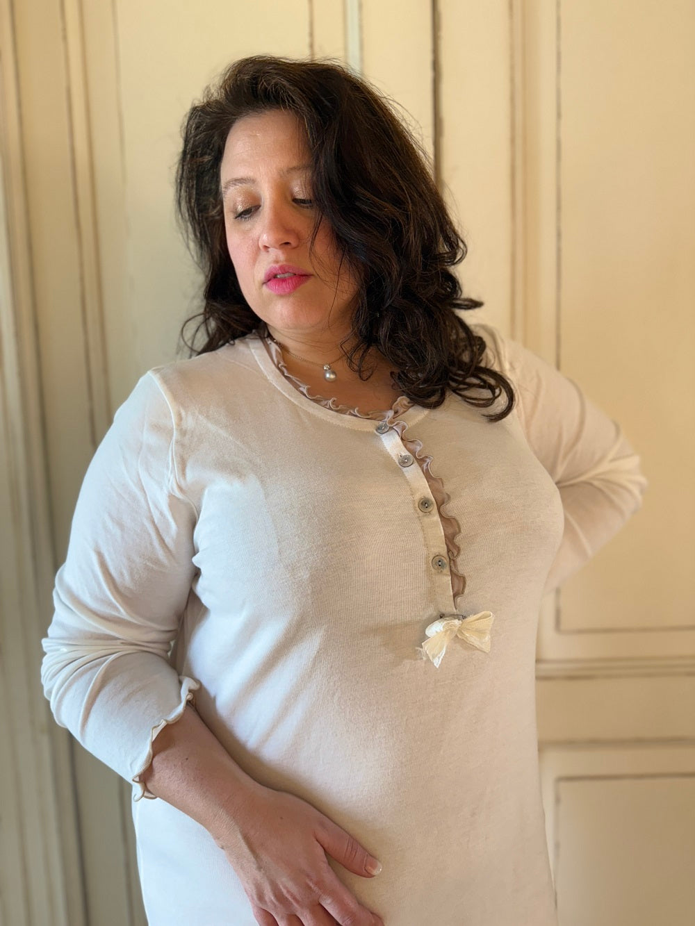 Camicia Donna Manica Lunga Modal Giorgia