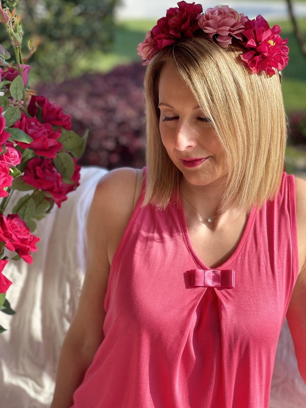 Camicia Fiocco Spalla Larga