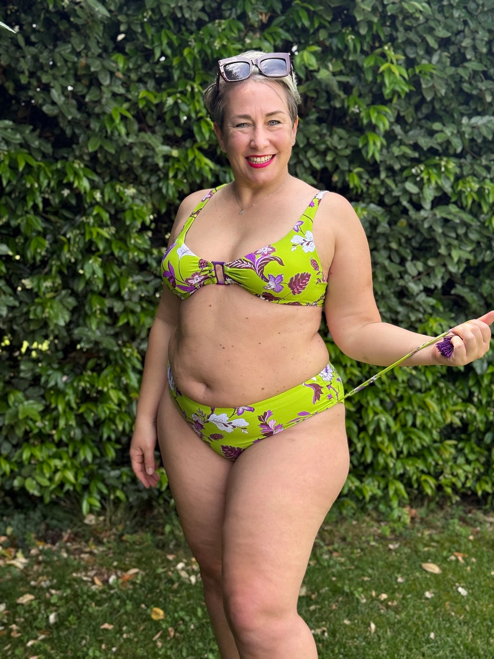 Bikini Imbottito Fiori 25402