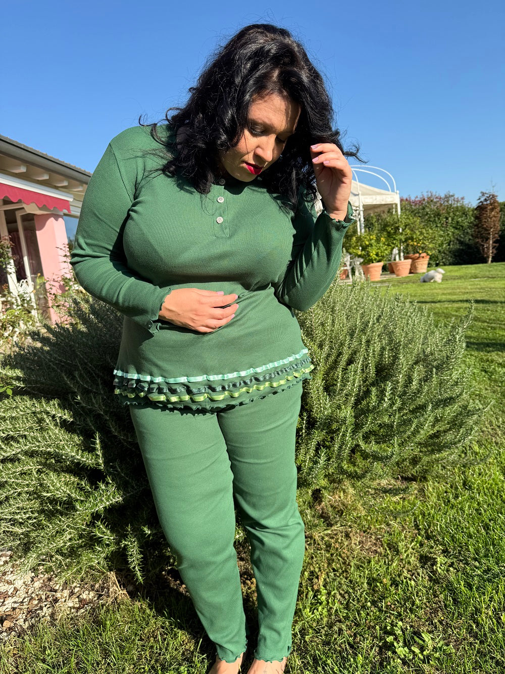 Pigiama Donna Manica Lunga Alice