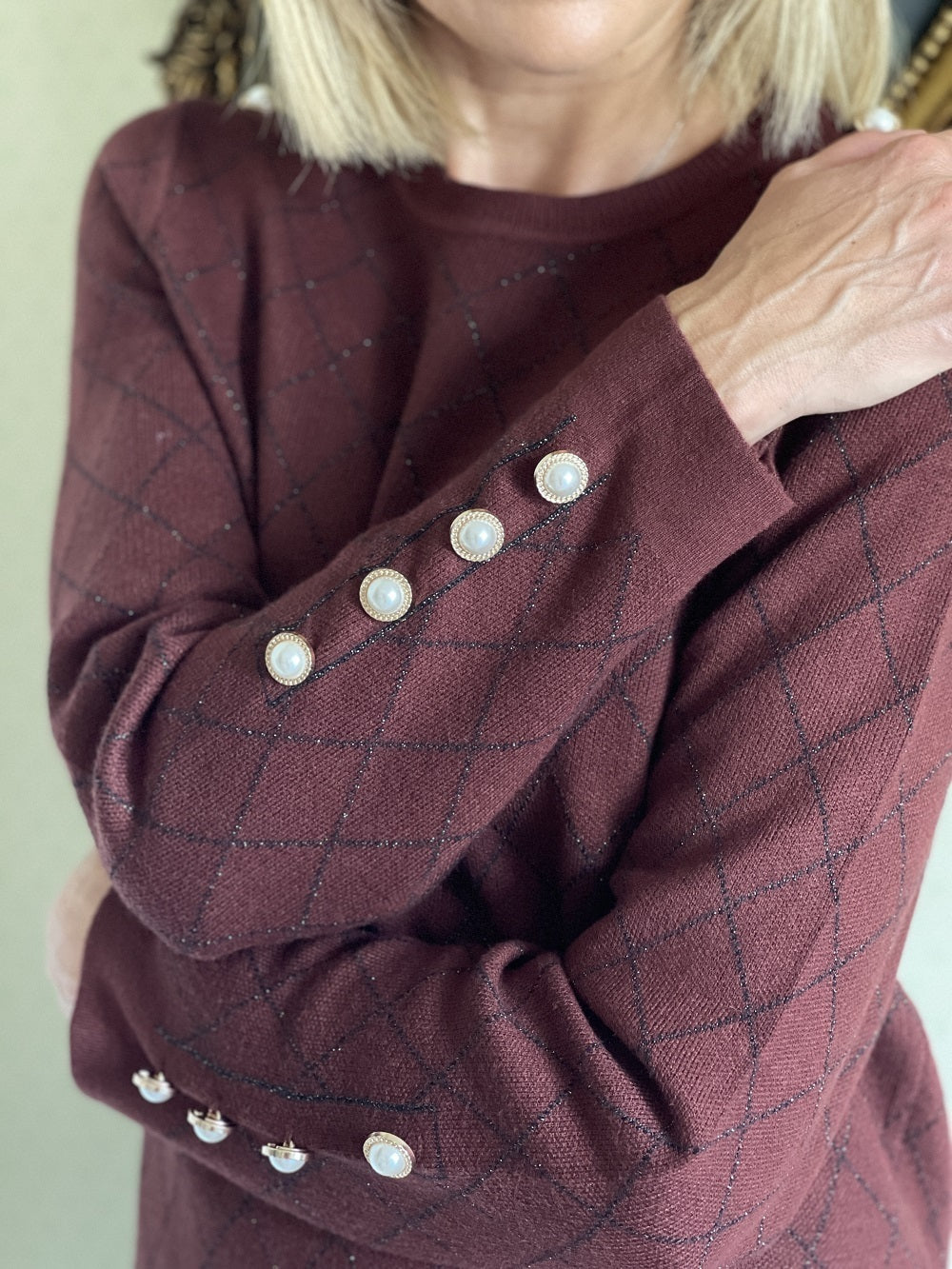 Tuta Home Rombi Lurex