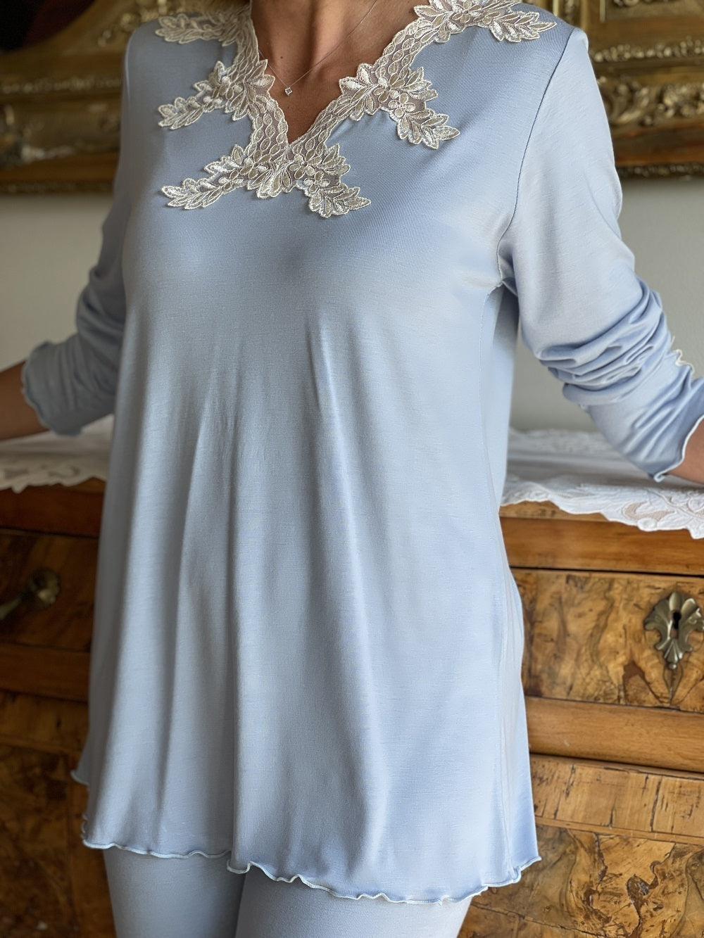 Pigiama Ivana Manica Lunga