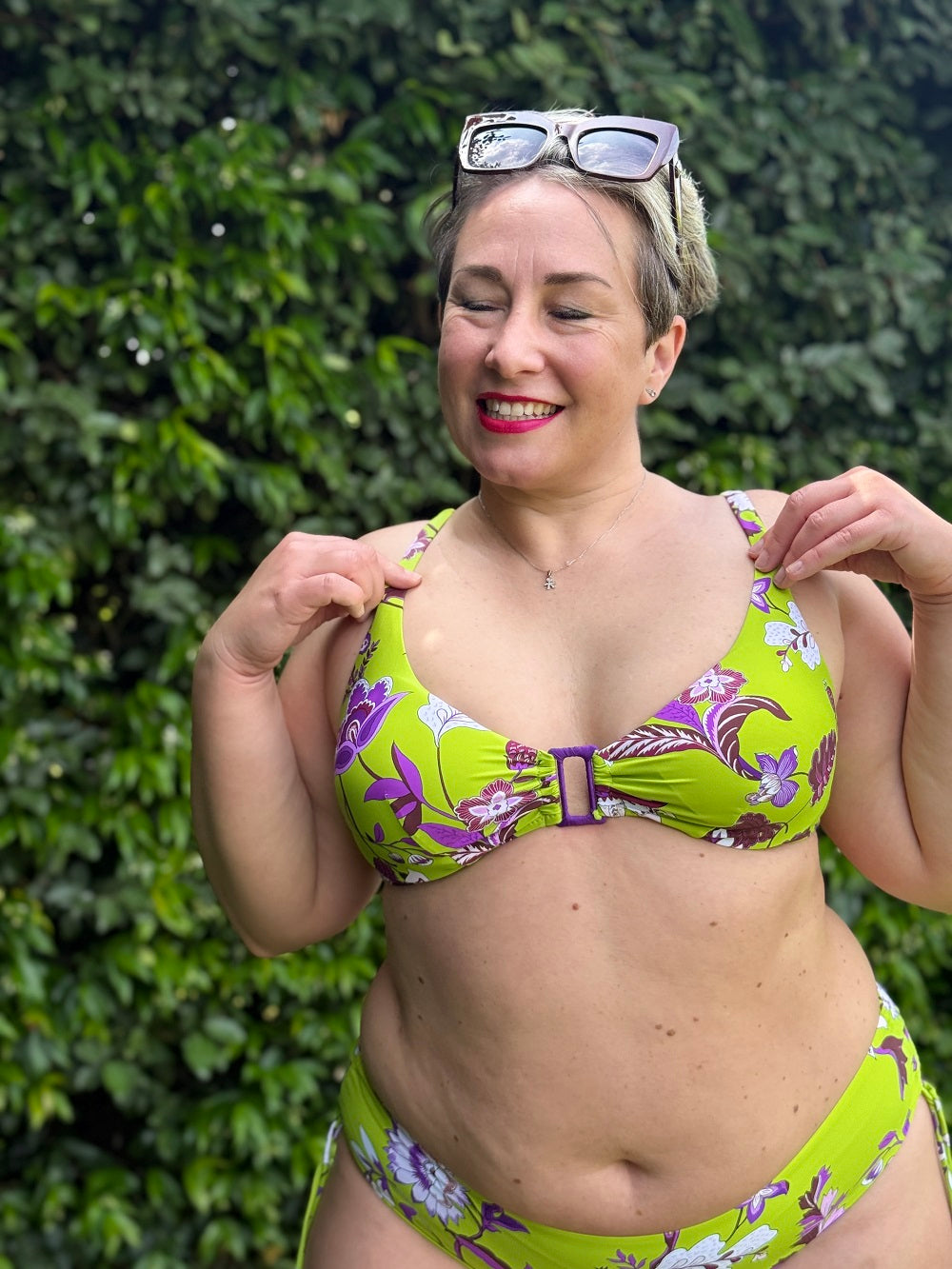 Bikini Imbottito Fiori 25402