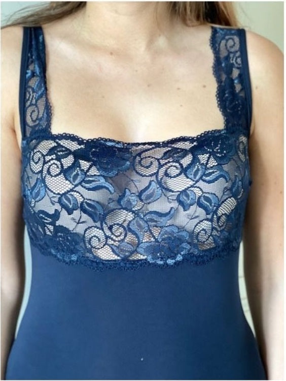 Canotta Donna Spalla Larga Pizzone