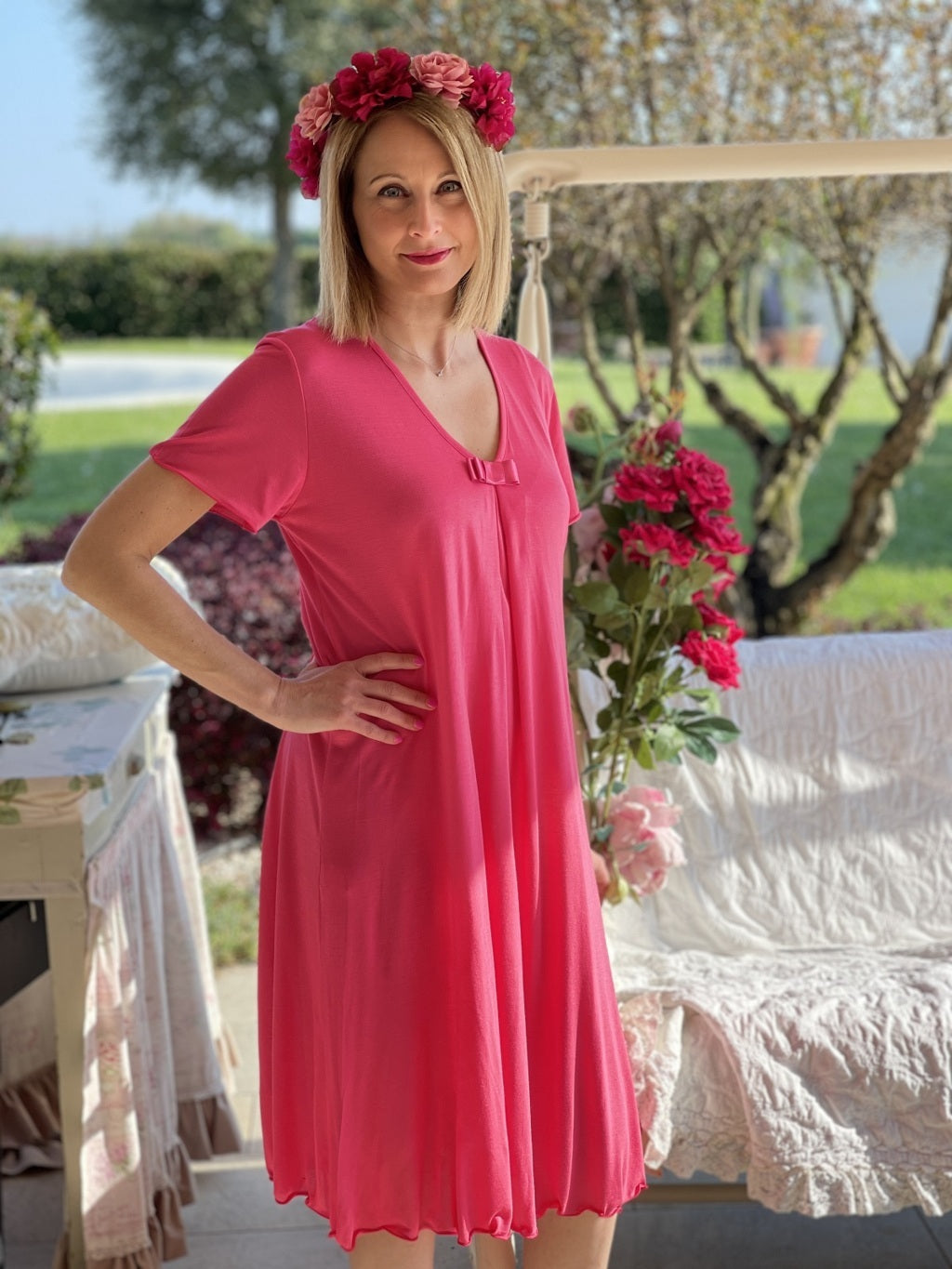 Camicia Impero Fiocco